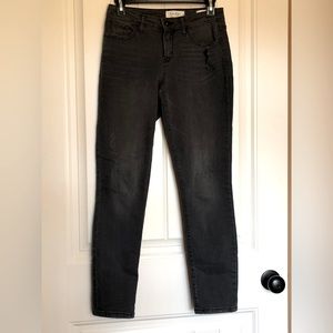 Jessica Simpson Forever Rolled Ankle Black Jeans, Women’s Size 26, Distressed